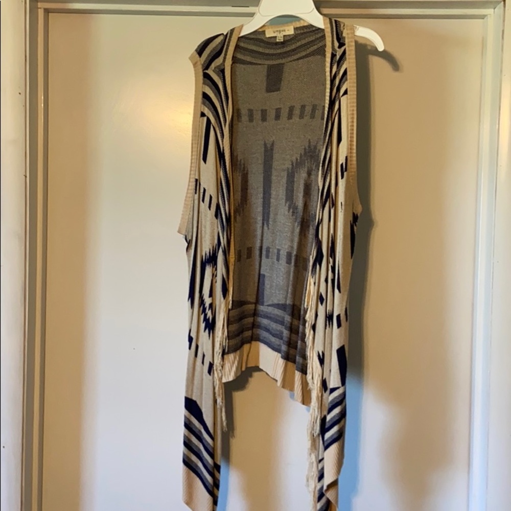 Tribal print vest